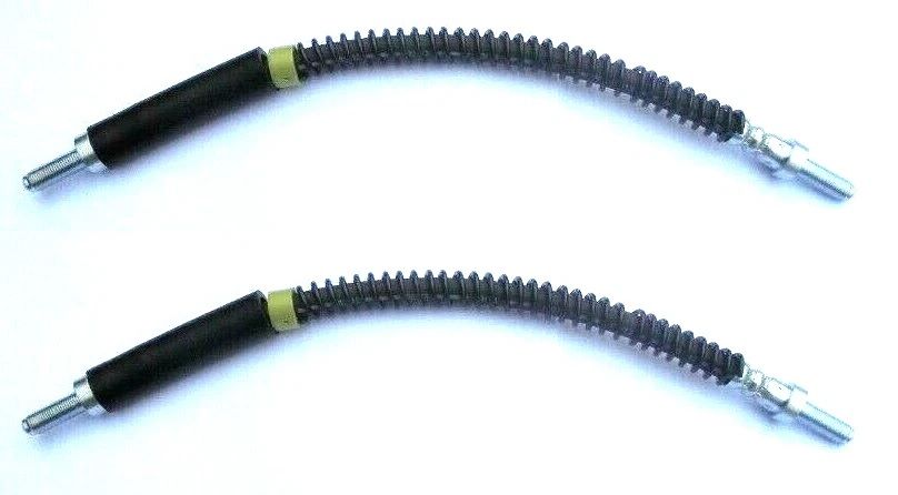 FRONT BRAKE HOSES x2 (Rolls Royce Camargue) (Mar 79- 95)   